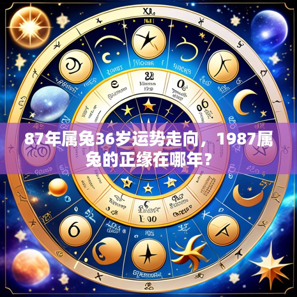 87年属兔36岁运势走向,1987属兔的正缘在哪年?