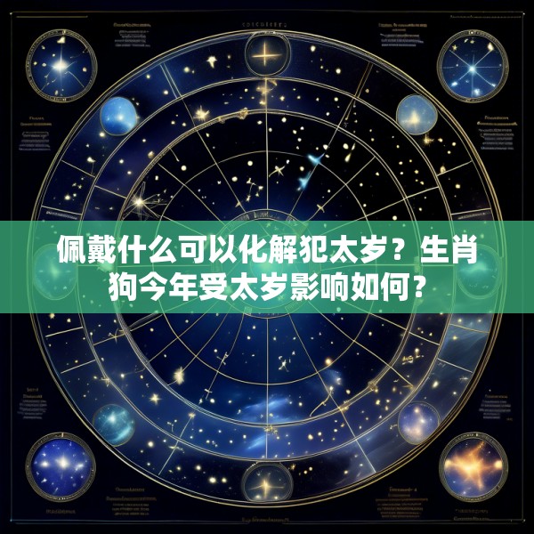 佩戴什么可以化解犯太岁？生肖狗今年受太岁影响如何？
