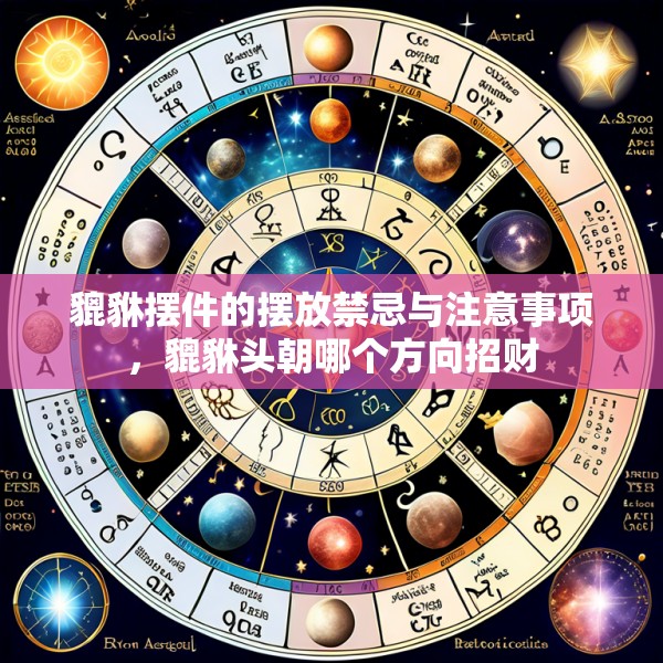 貔貅摆件的摆放禁忌与注意事项,貔貅头朝哪个方向招财