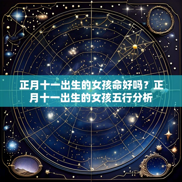 正月十一出生的女孩命好吗？正月十一出生的女孩五行分析