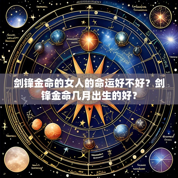剑锋金命的女人的命运好不好？剑锋金命几月出生的好？