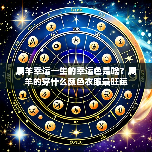 属羊幸运一生的幸运色是啥？属羊的穿什么颜色衣服最旺运