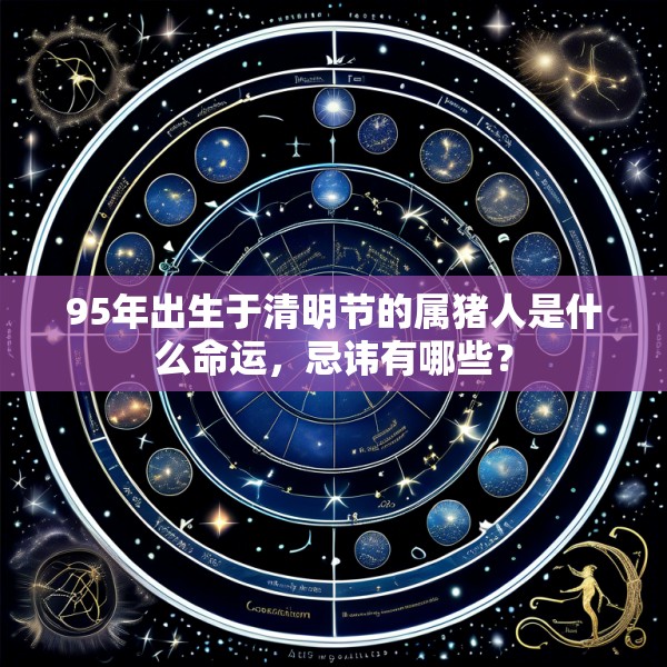 95年出生于清明节的属猪人是什么命运，忌讳有哪些？