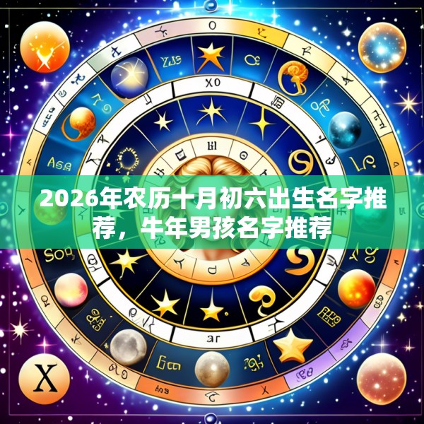 2026年农历十月初六出生名字推荐，牛年男孩名字推荐