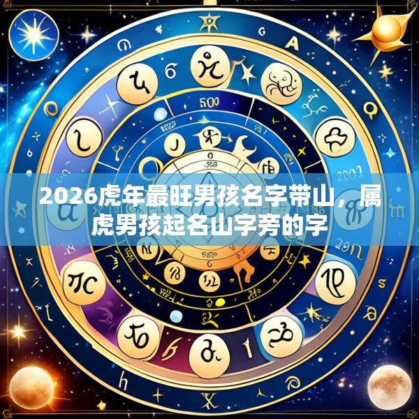 2026虎年最旺男孩名字带山，属虎男孩起名山字旁的字