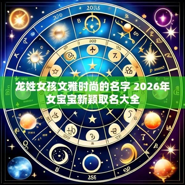 龙姓女孩文雅时尚的名字 2026年女宝宝新颖取名大全