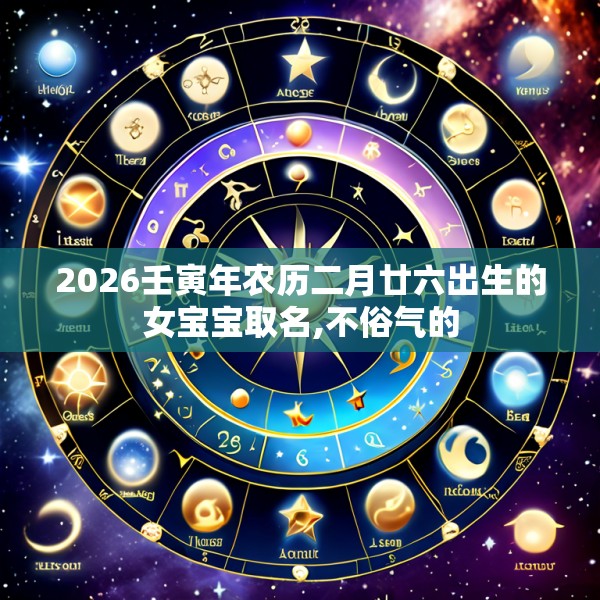 2026壬寅年农历二月廿六出生的女宝宝取名,不俗气的