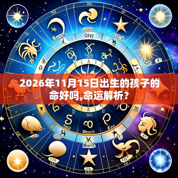 2026年11月15日出生的孩子的命好吗,命运解析?