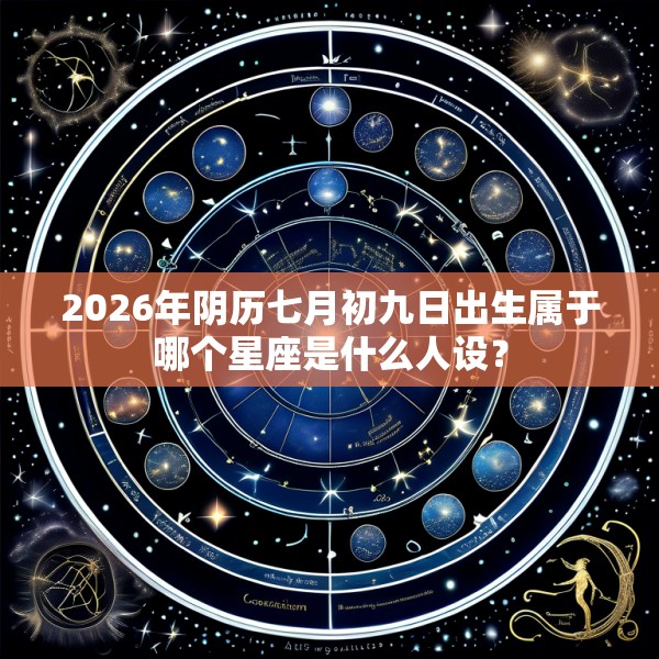 2026年阴历七月初九日出生属于哪个星座是什么人设?