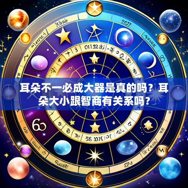 耳朵不一必成大器是真的吗?耳朵大小跟智商有关系吗?