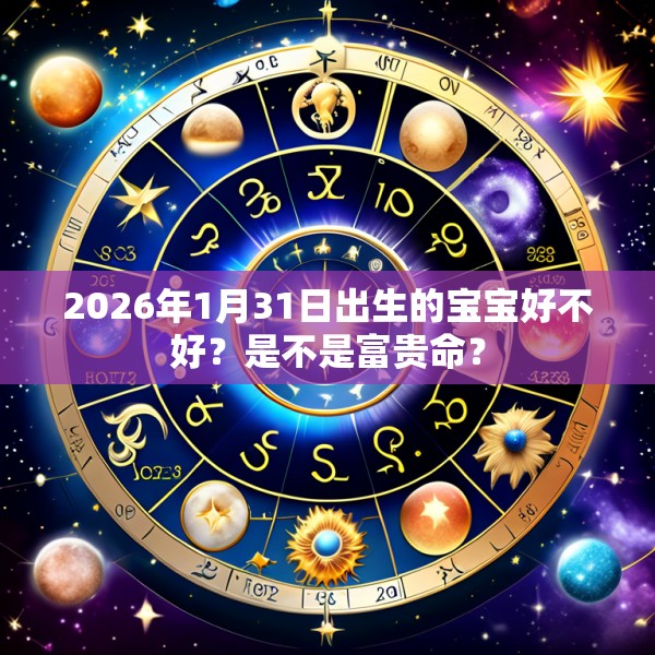 2026年1月31日出生的宝宝好不好?是不是富贵命?