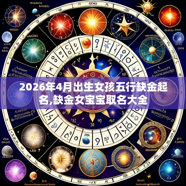 2026年4月出生女孩五行缺金起名,缺金女宝宝取名大全
