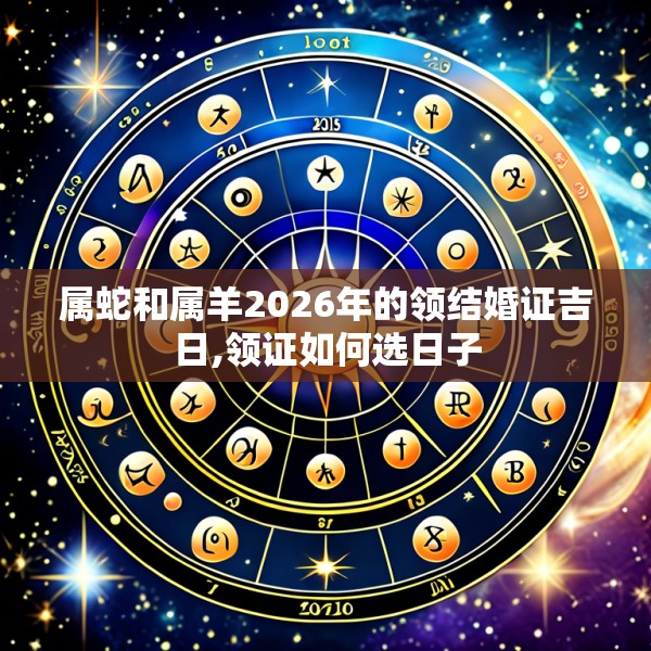 属蛇和属羊2026年的领结婚证吉日,领证如何选日子