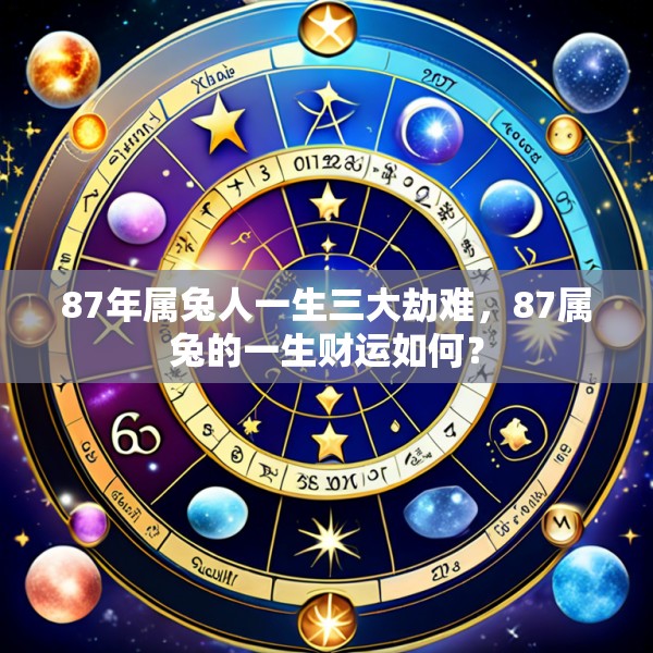 87年属兔人一生三大劫难，87属兔的一生财运如何？
