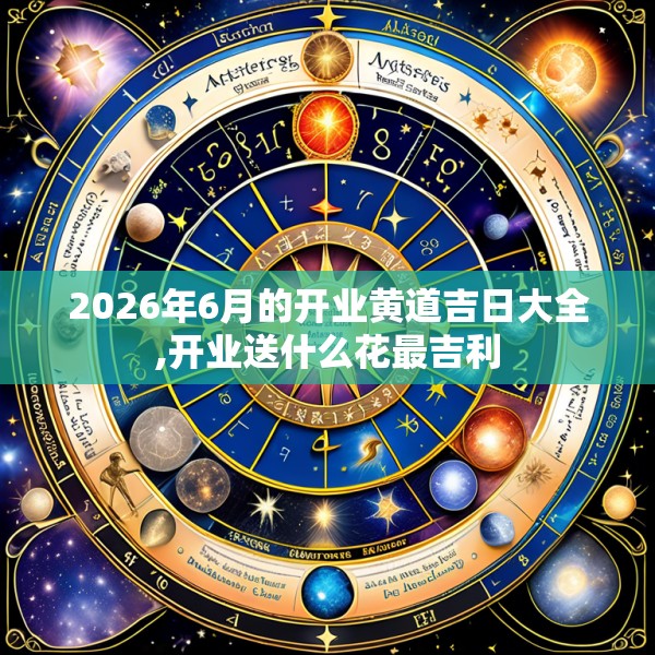 2026年6月的开业黄道吉日大全,开业送什么花最吉利