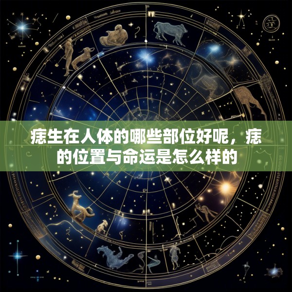 痣生在人体的哪些部位好呢,痣的位置与命运是怎么样的