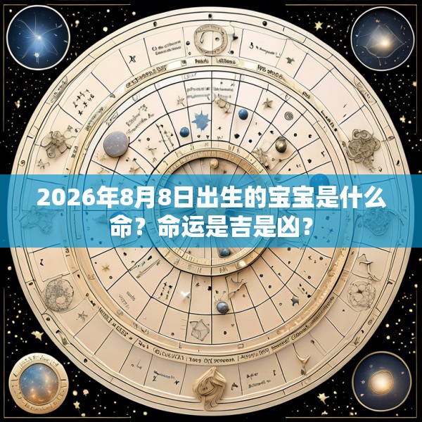 2026年8月8日出生的宝宝是什么命？命运是吉是凶？