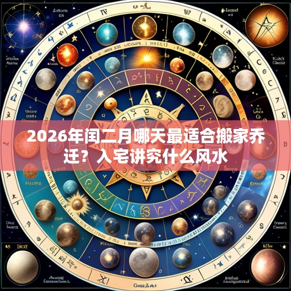 2026年闰二月哪天最适合搬家乔迁？入宅讲究什么风水