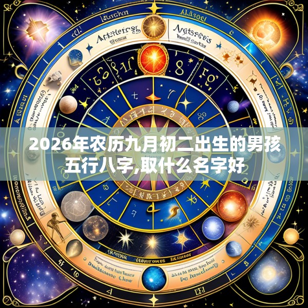 2026年农历九月初二出生的男孩五行八字,取什么名字好