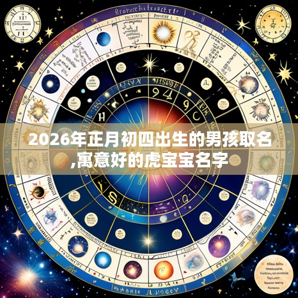 2026年正月初四出生的男孩取名,寓意好的虎宝宝名字
