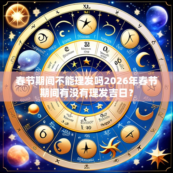 春节期间不能理发吗2026年春节期间有没有理发吉日？