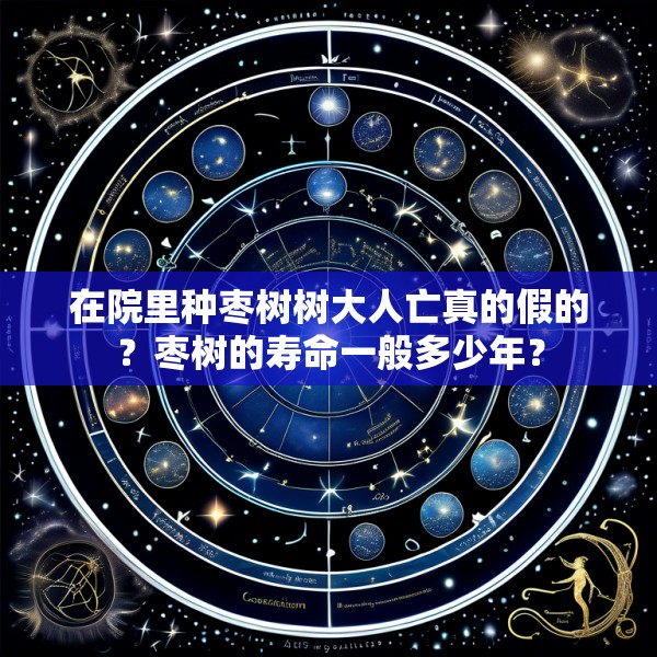 在院里种枣树树大人亡真的假的？枣树的寿命一般多少年？