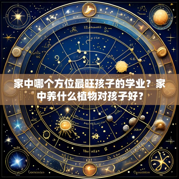 家中哪个方位最旺孩子的学业?家中养什么植物对孩子好?
