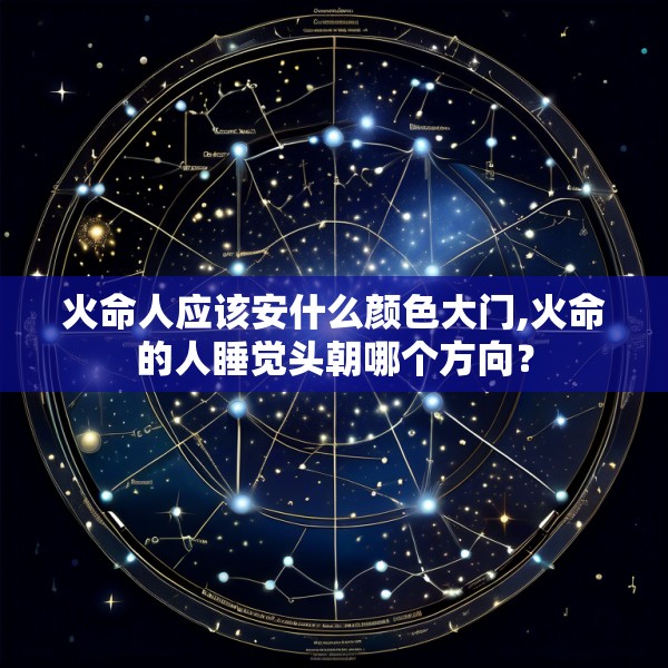 火命人应该安什么颜色大门,火命的人睡觉头朝哪个方向？