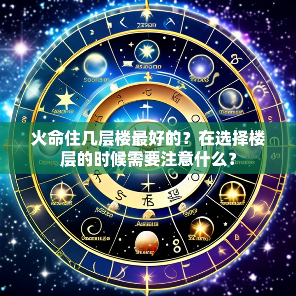 火命住几层楼最好的?在选择楼层的时候需要注意什么?