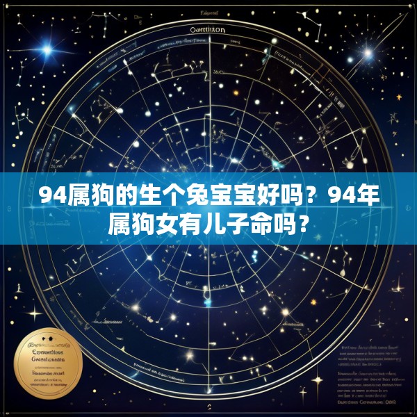94属狗的生个兔宝宝好吗？94年属狗女有儿子命吗？