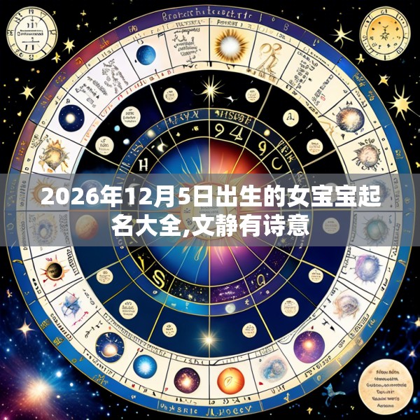 2026年12月5日出生的女宝宝起名大全,文静有诗意