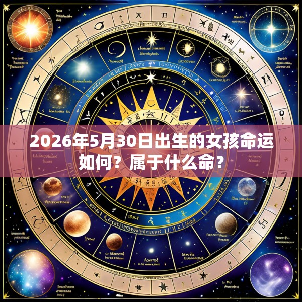 2026年5月30日出生的女孩命运如何?属于什么命?