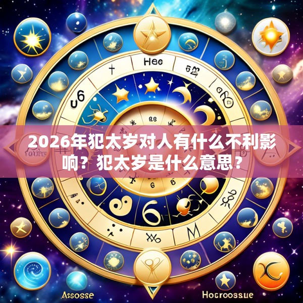 2026年犯太岁对人有什么不利影响？犯太岁是什么意思？
