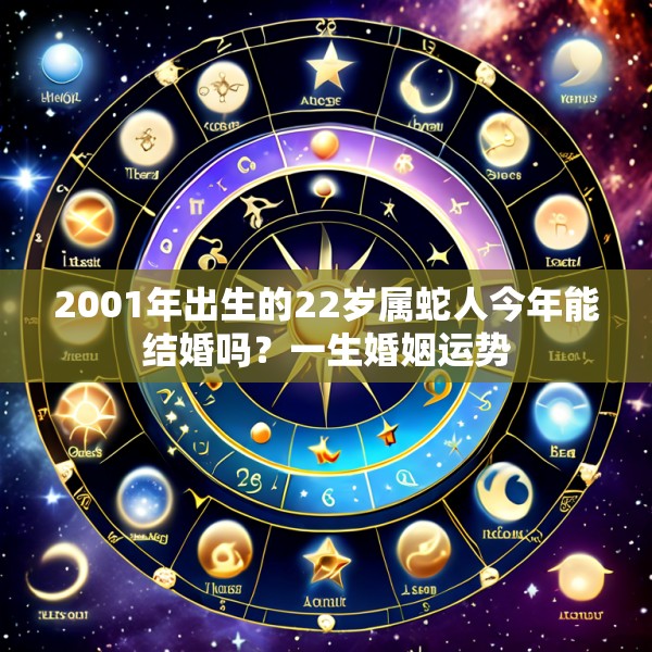 2001年出生的22岁属蛇人今年能结婚吗？一生婚姻运势