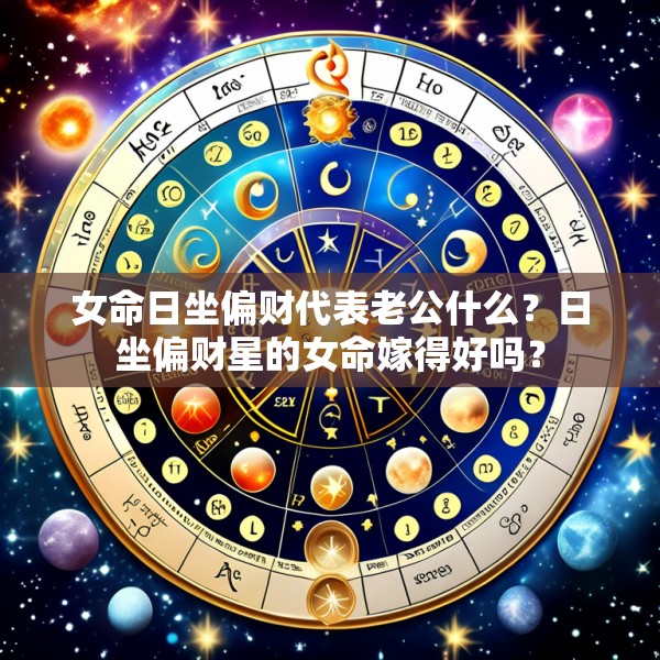女命日坐偏财代表老公什么?日坐偏财星的女命嫁得好吗?