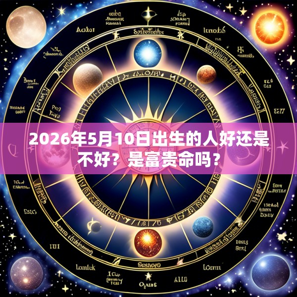 2026年5月10日出生的人好还是不好？是富贵命吗？