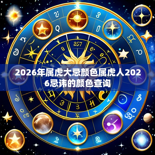 2026年属虎大忌颜色属虎人2026忌讳的颜色查询