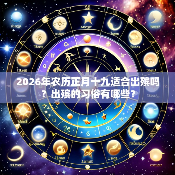 2026年农历正月十九适合出殡吗？出殡的习俗有哪些？