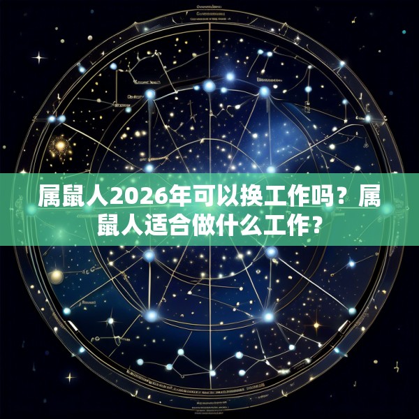 属鼠人2026年可以换工作吗?属鼠人适合做什么工作?