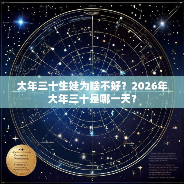 大年三十生娃为啥不好？2026年大年三十是哪一天？