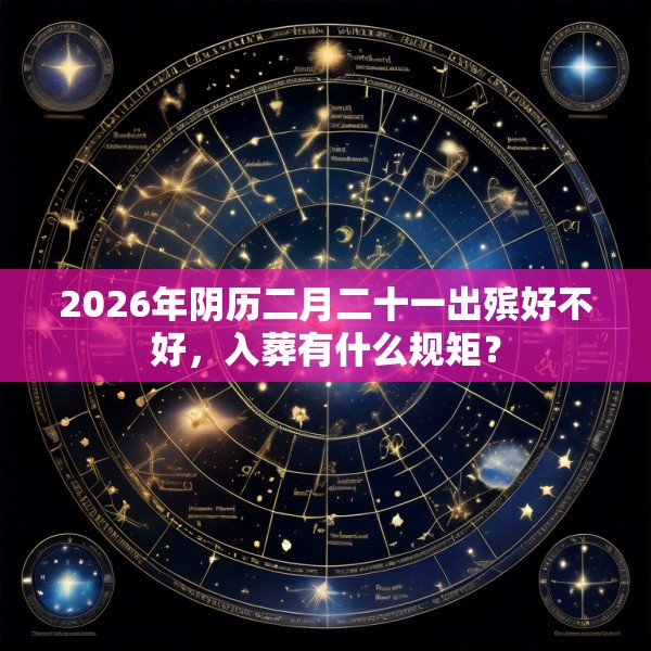 2026年阴历二月二十一出殡好不好，入葬有什么规矩？