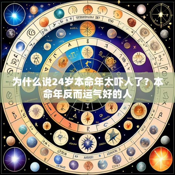 为什么说24岁本命年太吓人了？本命年反而运气好的人