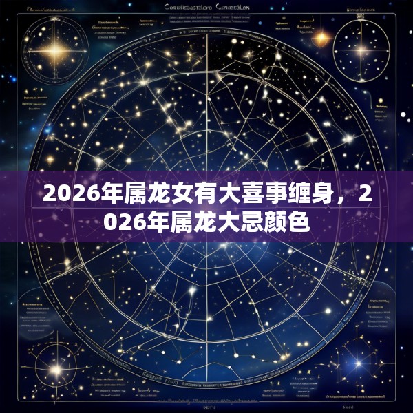 2026年属龙女有大喜事缠身,2026年属龙大忌颜色