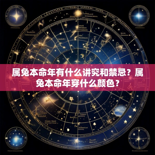 属兔本命年有什么讲究和禁忌?属兔本命年穿什么颜色?