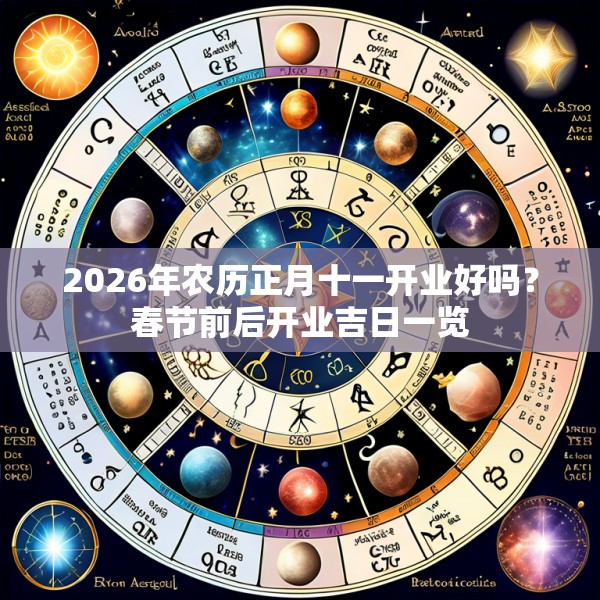 2026年农历正月十一开业好吗？春节前后开业吉日一览