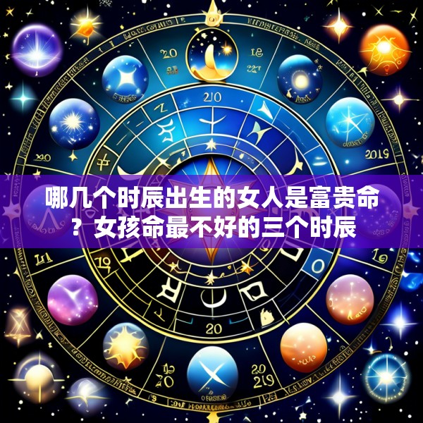 哪几个时辰出生的女人是富贵命?女孩命最不好的三个时辰