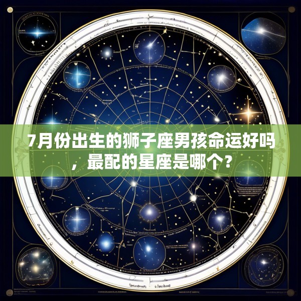 7月份出生的狮子座男孩命运好吗,最配的星座是哪个?