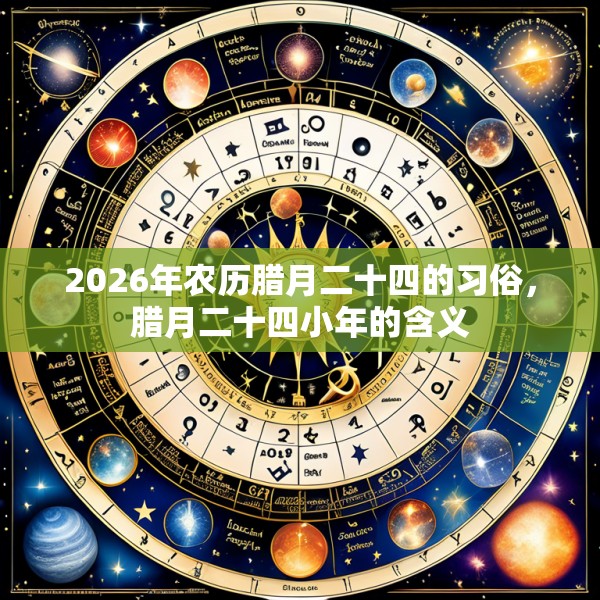 2026年农历腊月二十四的习俗，腊月二十四小年的含义