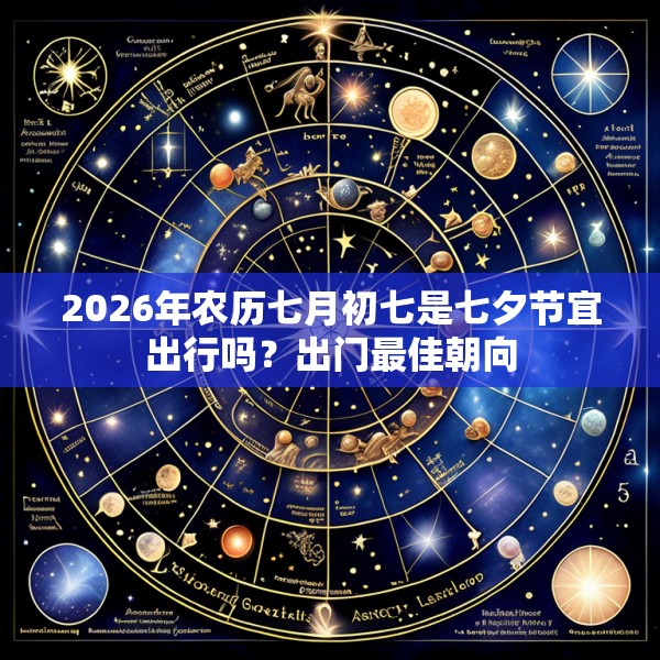 2026年农历七月初七是七夕节宜出行吗？出门最佳朝向
