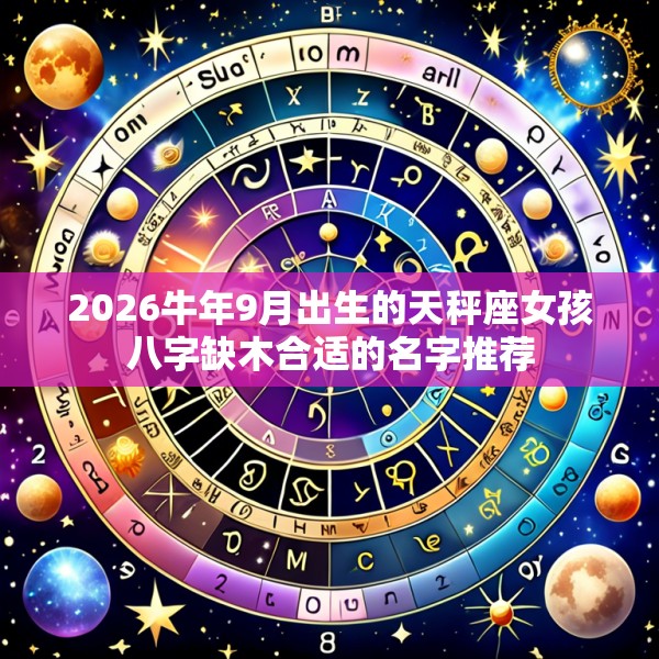2026牛年9月出生的天秤座女孩八字缺木合适的名字推荐